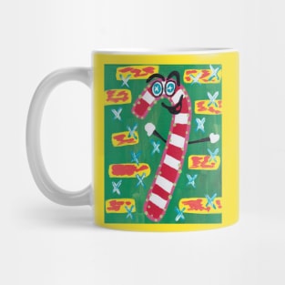 Cheery Candy Cane Mug